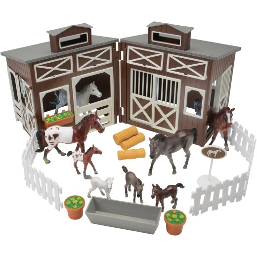TOY-44 - Deluxe Horse Stable Playset