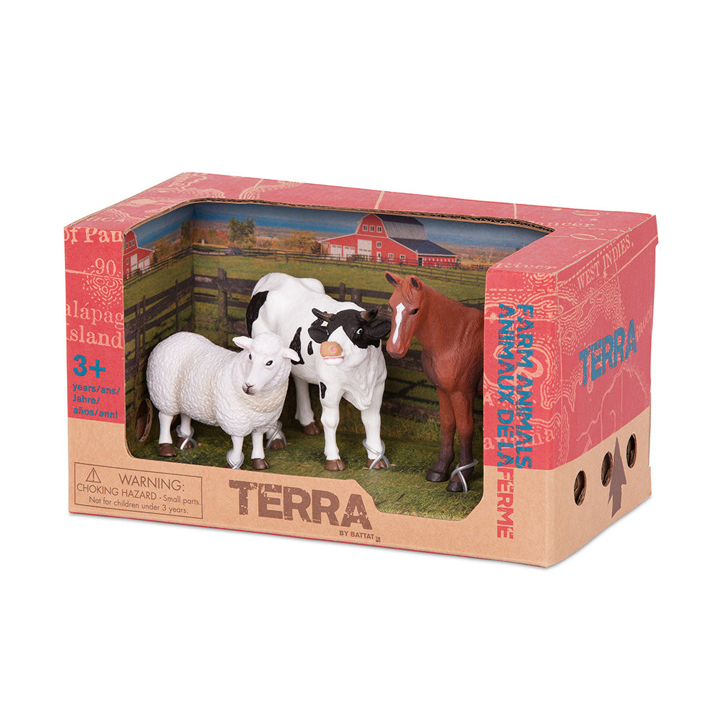 342161 - Farm Animals (Sheep, Bull & Horse)