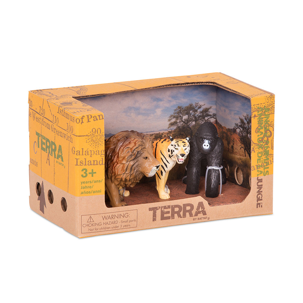 342159 - Jungle Animals (Lion, Tiger & Gorilla)